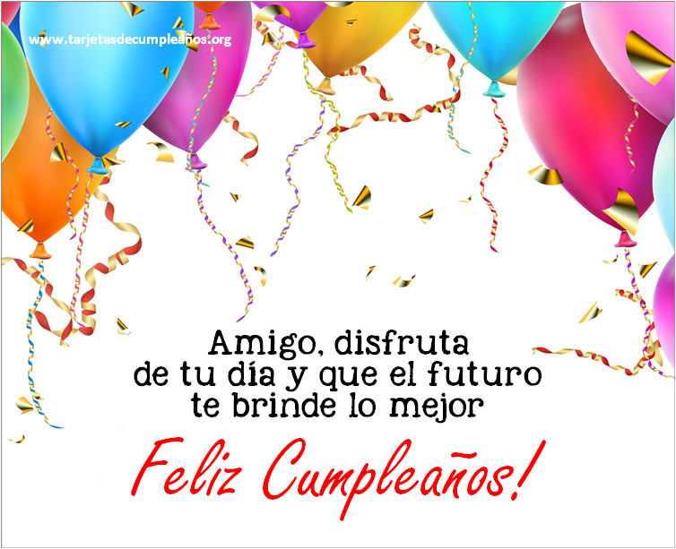 ▷ Tarjetas de Cumpleaños para un Amigo Imágenes con frases ? ?